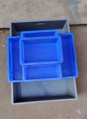 BZIEU箱800m*600*340m塑料长方胶形箱仓库EU收物流箱零件纳塑胶盒