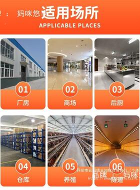 高圆筒管道抽风机排气扇工排风扇商速用大功房率厨JUX轴流22业0v