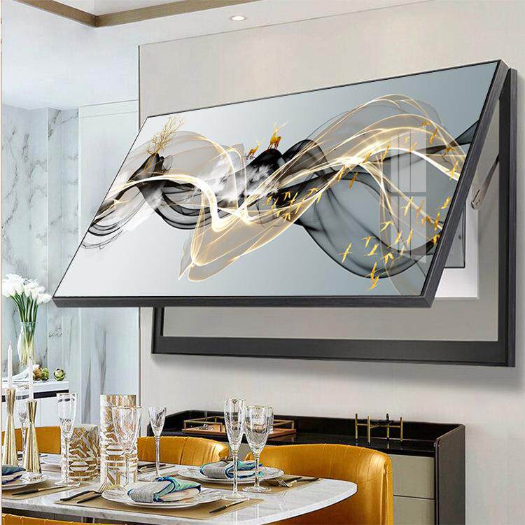 家DBX-D071新款电挂表箱装饰画横版大尺寸居酒店配电箱饰画电闸盒