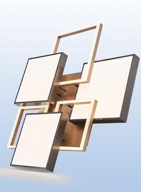 客主灯具轻奢吸顶灯现代简约吸顶灯大合62784气广东中山灯组全厅