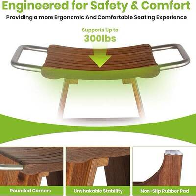 木制淋浴长凳淋浴储物架浴室配件木制盆浴沐浴换位凳毛巾置物架