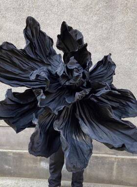 大型礼背景巨A婚型纸花工纸艺花美陈婚庆橱窗美陈手仿装饰花真花