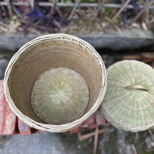 手工竹皮竹青丝竹编甄子蒸饭桶竹编饭桶(送锅刷和蒸布)