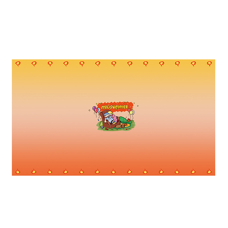 夏季小清新少女心防水防油免洗PVC桌布抱枕书桌软玻璃餐垫茶几垫