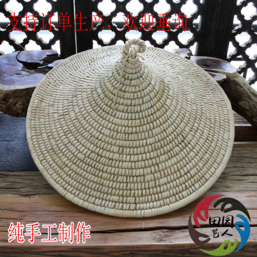 新款云南省戒尺色1艺人当餐厅装饰石锅蒸锅田园草锅盖木蒸饭桶盖