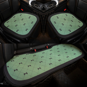 卡通汽车坐垫单片夏季 通用后排座垫 透气女士可爱无靠背三件套四季