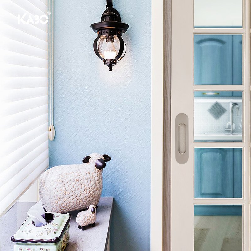 KBO移门拉手面对装拉手衣柜欧式隐藏门小把手推门暗装2只