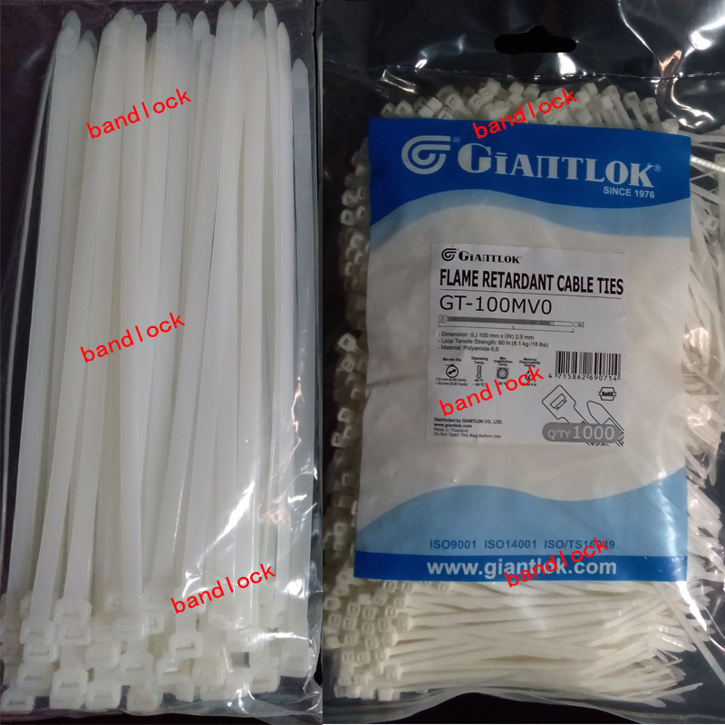 P阻燃高防火等级V0尼龙自锁式扎带电线捆绑带束线带扎线带