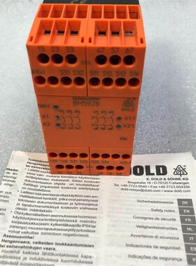 DOLD 多德安全继电器BH5928.93/001 货号00