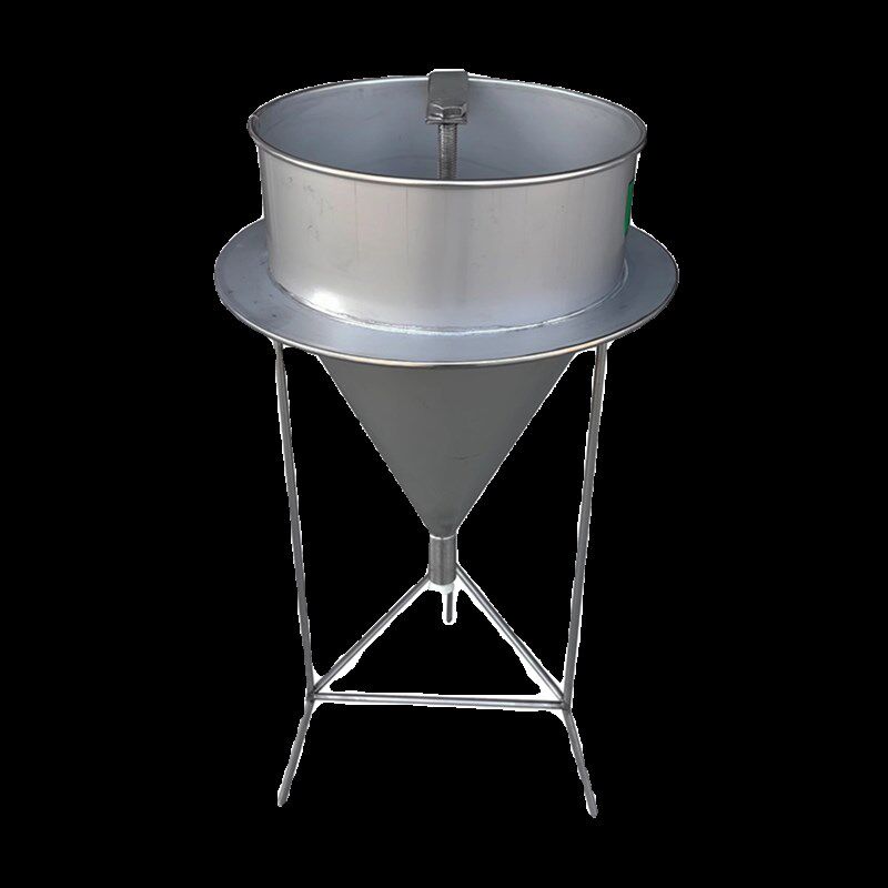 水泥浆砂浆稠度漏斗测试仪不锈钢压浆液稠度漏斗净浆流动度测定仪