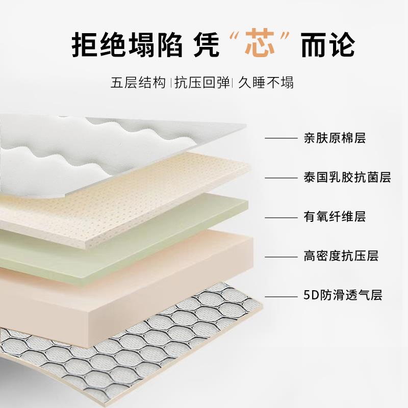 A胶类抗菌用乳床垫软垫褥子家床褥垫可20233316折叠垫被垫褥租专
