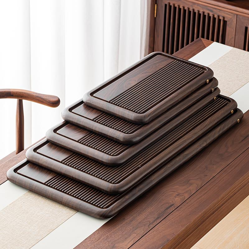 茶盘0家用225新型款实木茶托盘功用夫cht-zp78茶具办公室干泡大小