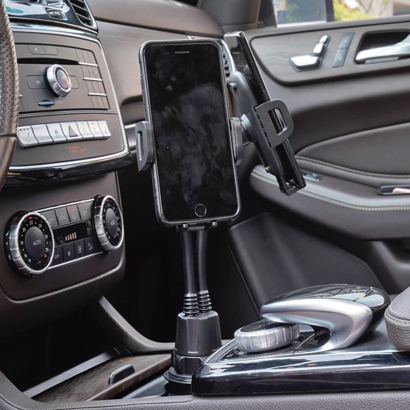 2024红款车载汽手机导航影杯片双手机支架车水156gs座固定网夹360