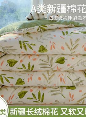花新加棉被子四季通用棉24945被冬被冬季厚保暖春秋被芯疆单人学