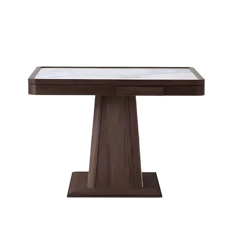 简易掼蛋桌高端专用桌椅组合全实木四方桌带抽屉麻将棋牌扑克休闲图片