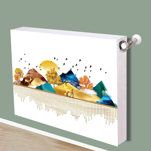 暖气片罩盖布美化装饰老式暖气遮挡暖气包暖器罩防尘罩全包油丁罩