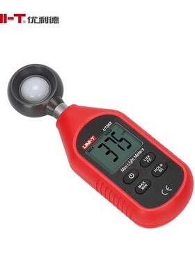 优利德照度计测光仪数字式色温光谱测试仪亮度表UT383BT/UT383