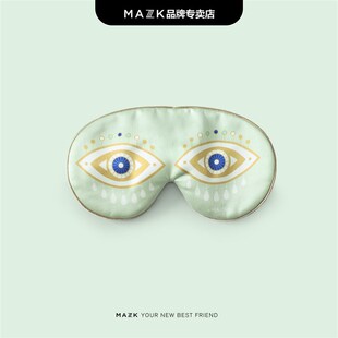 MAZZZK_艳后系列_真丝眼罩男女成人护眼睡眠透气夏季 小清新女蚕丝