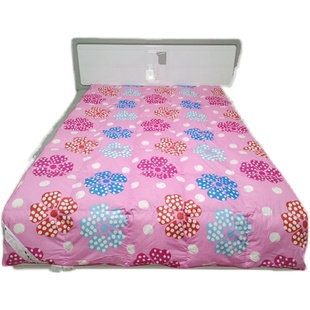 纯棉双人单人大尺寸羽绒被壳儿童草莓被套自充绒被子150cm*200cm