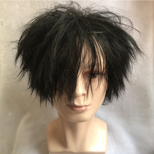 乞丐假发男女黑色爆炸头要饭流浪者乞讨假发小品化妆表演疯子假发