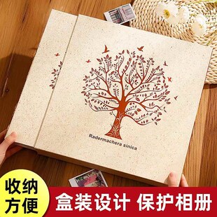 相册本大容量家庭5678寸混装1190张5寸6寸盒装横竖版混合塑封影集