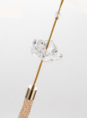 汽车挂件水晶车挂睡莲花吉祥平安车饰挂饰款静心后视镜5301560