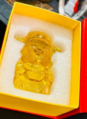 承典水晶财神摆件店铺办公室茶台珠宝手机眼镜柜台装饰品摆设供奉