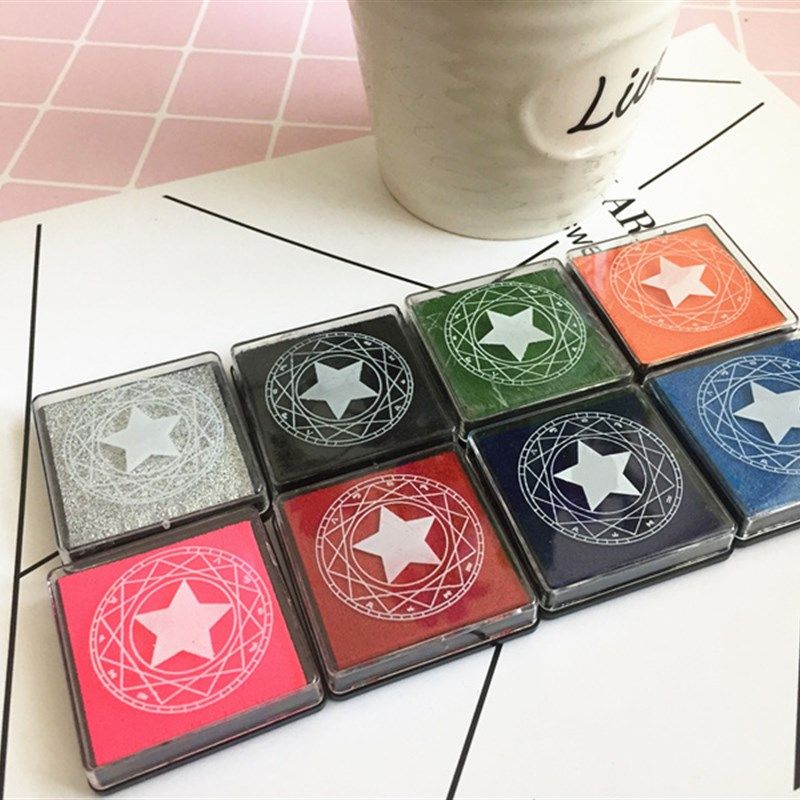 手账伴侣4*4cm印泥12色 儿童手指画 彩色印泥橡皮章印台,文具电教/文化用品/商务用品,可爱印泥,淘宝优惠券,粉丝福利购,淘宝优惠卷