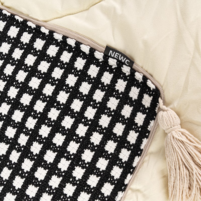 新宸优品高端纯棉抱枕被子两用轻奢流苏情侣办公室午睡枕头二合一