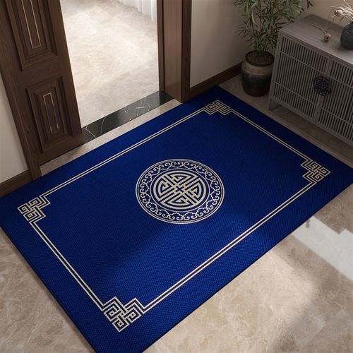 进门地垫入户门垫2024新款高级感新中式家用红地毯可裁剪玄关脚垫