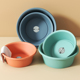 新款 加厚洗脸盆家用塑料学生宿舍可爱脸盆磨砂防滑洗衣盆洗菜盆子