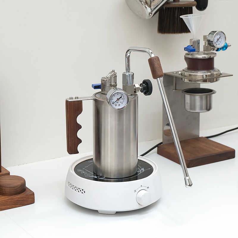 户外露营蒸汽奶泡机咖啡拉花打发奶泡机器不锈钢直火家用商用小型