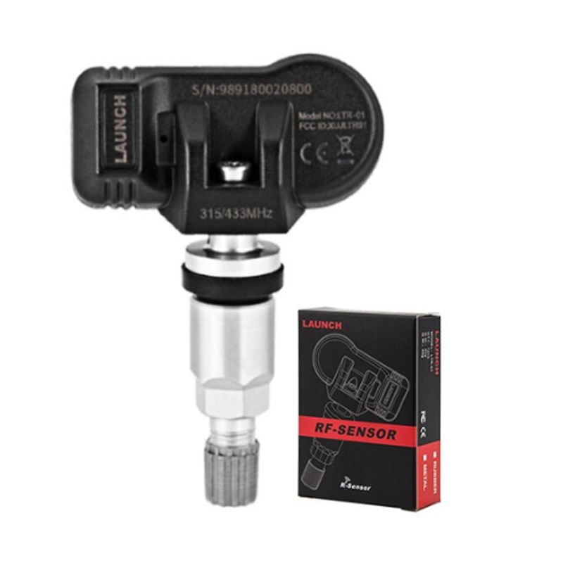 元征二合一通用胎压传感器可编程万能双频率压力监测复位仪气门嘴