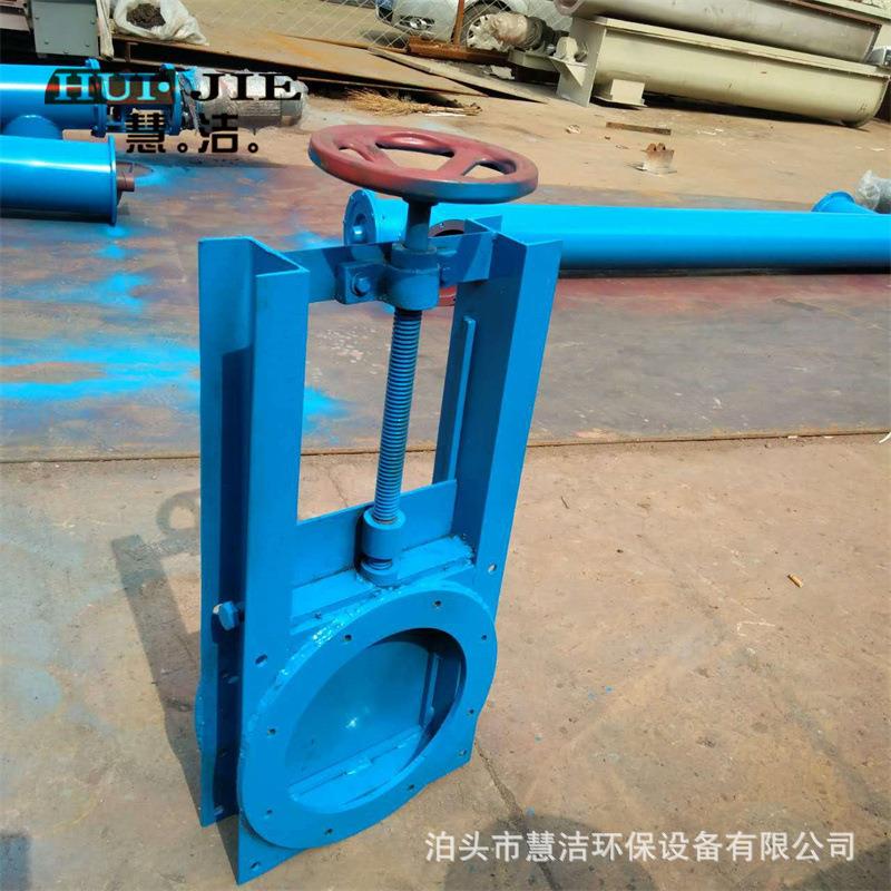 气动型闸板阀 推杆平板闸门1000*1000气缸螺旋插板阀 不锈钢闸门