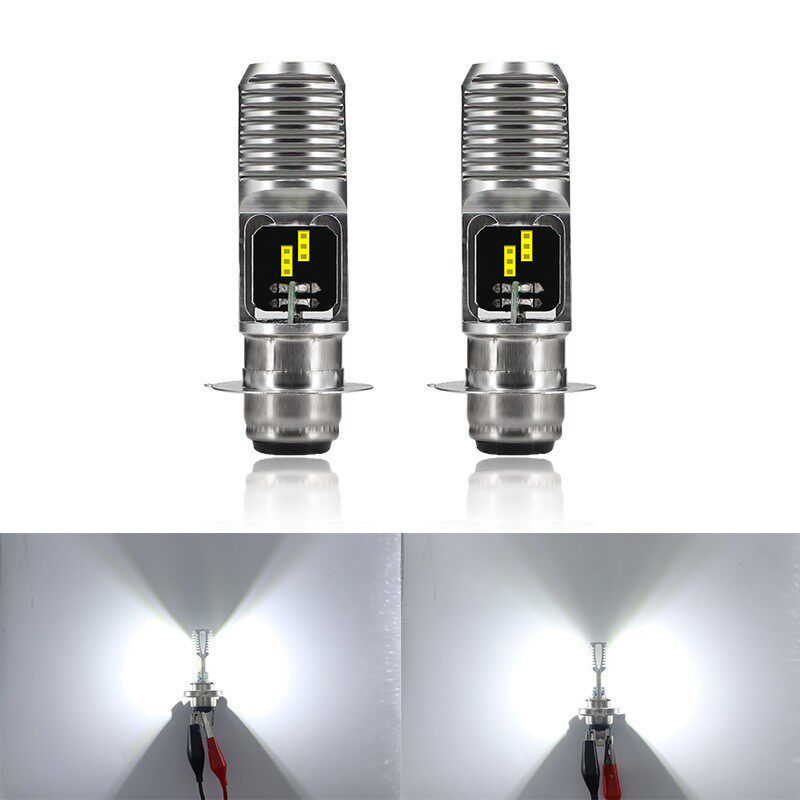 摩托车LED高亮大灯12V强光大灯附件