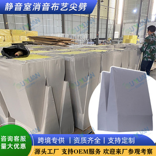 全消声室半消声室隔音降噪尖劈吸音板厂家试听室全频吸声吸声尖劈