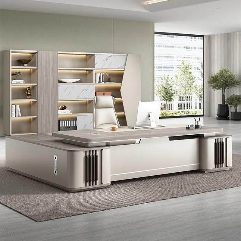 老板桌办公桌椅组合时尚总裁桌大班台主管桌子大气轻奢办公室家具,鲜花速递/花卉仿真/绿植园艺,割草机/草坪机,淘宝优惠券,粉丝福利购,淘宝优惠卷