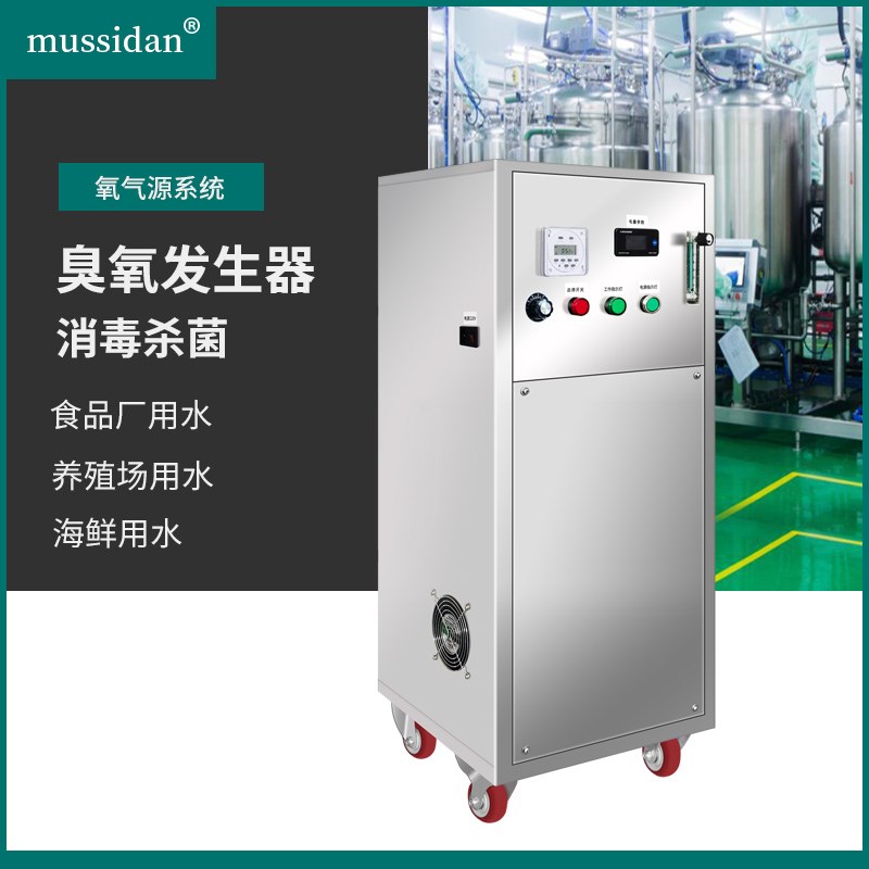 氧气源臭氧发生器20克g食品厂车间冷库水产养殖臭氧消毒机