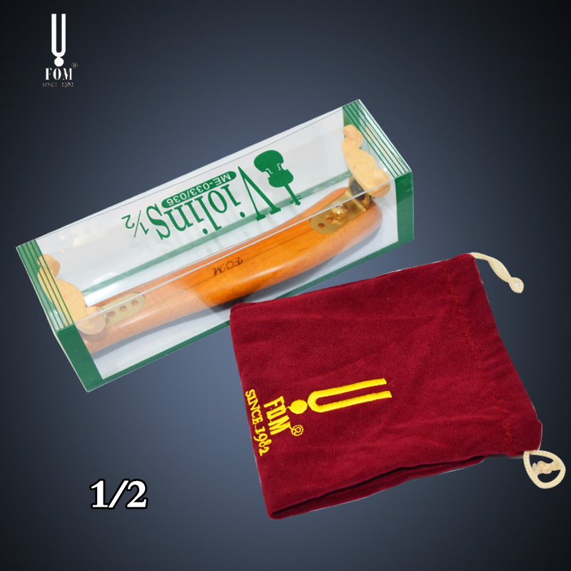 FOM小提琴肩托1/8 1/2 1/ 3/ /木制肩垫小提琴垫肩可调节琴托