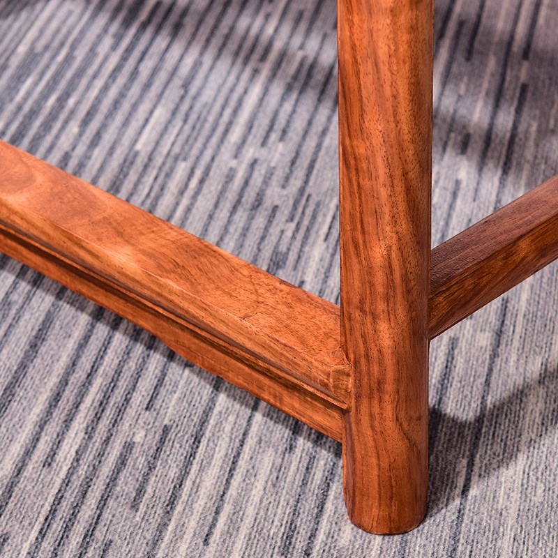 花梨木官帽椅扶手仿古中式实木太师椅背靠椅餐椅红木圈椅刺猬紫檀