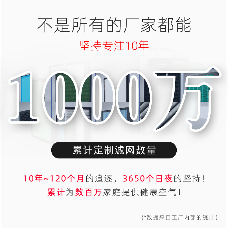 定制做新风系统滤芯中HEP活性炭复合通用型空气净化器过滤网