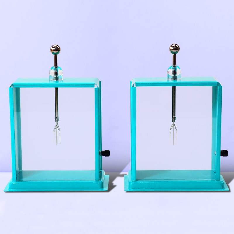 中学新款垂鱼箔片验电器器 230高灵敏法拉第物理摩擦起电电学