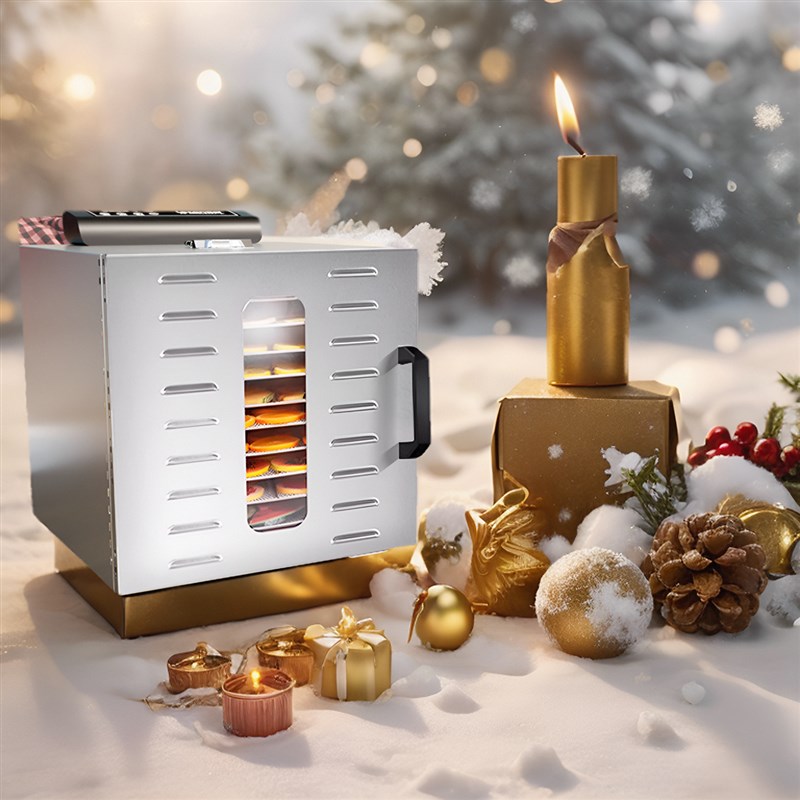 乐创水果烘干机食品家用小型宠物零干食物果蔬鸭脖大虾风干机商用