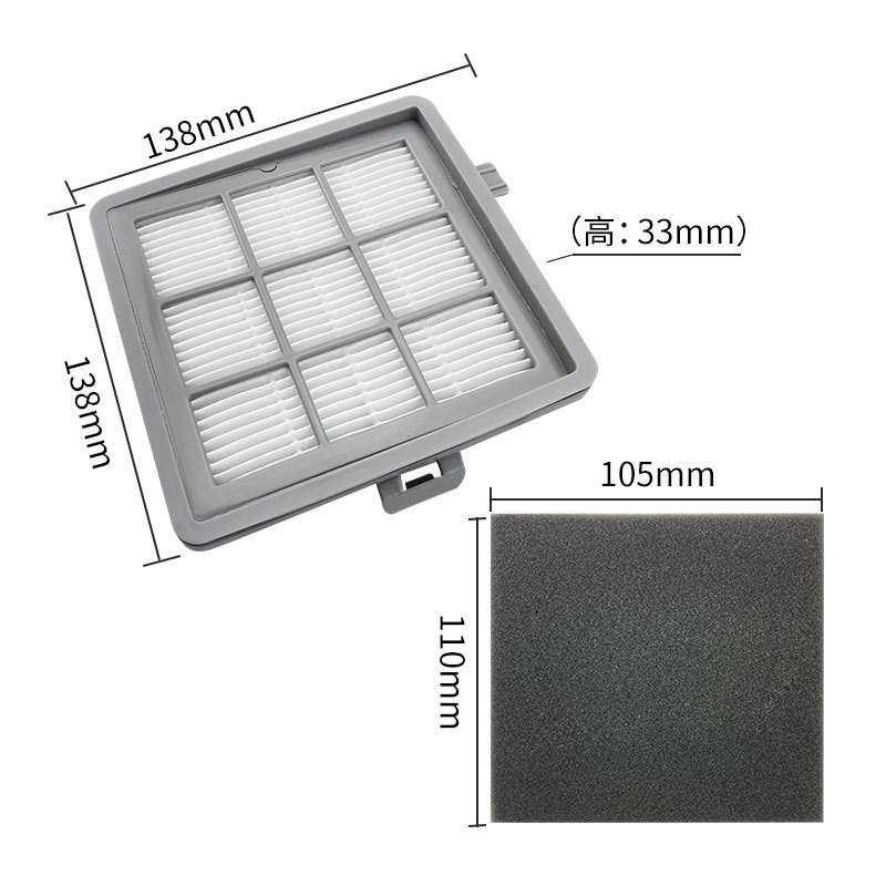 净铂适配莱克吸尘器VC-T11E/E/T/311E地刷过滤网尘袋吸头