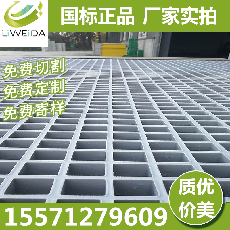 玻璃钢格栅板地格删洗车板地面隔珊光伏走道专用网格板漏水格栅板