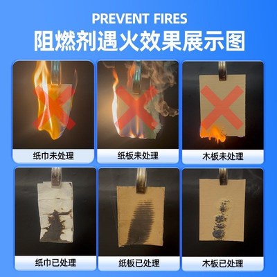 防火阻燃剂木材木板窗帘地毯塑料花布料液体透明S防火喷雾涂料B级