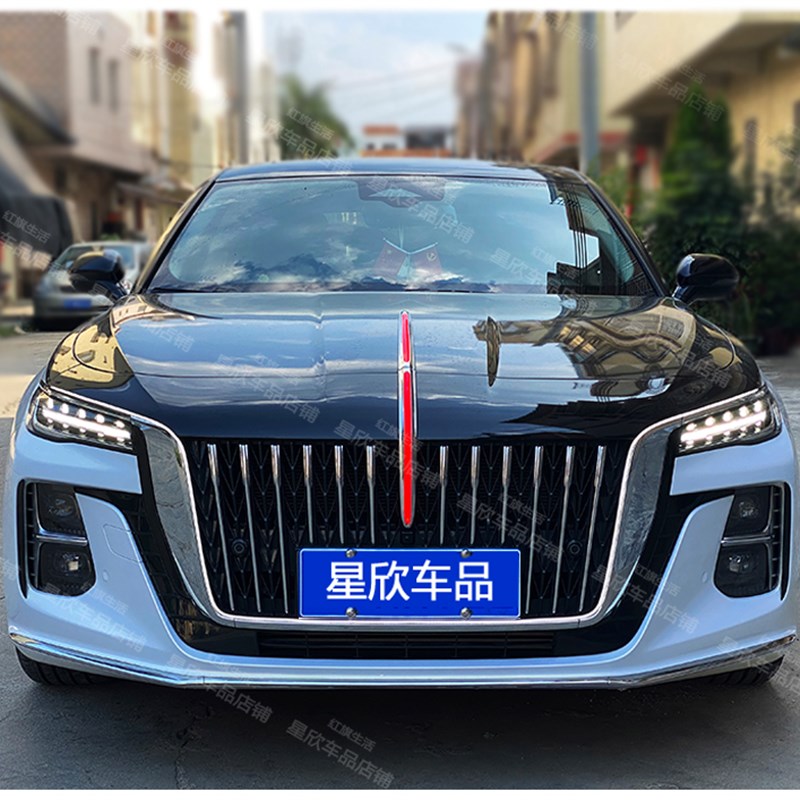 23款红旗中网机盖旗标流光灯大U型灯侧边门灯自动扫描5件