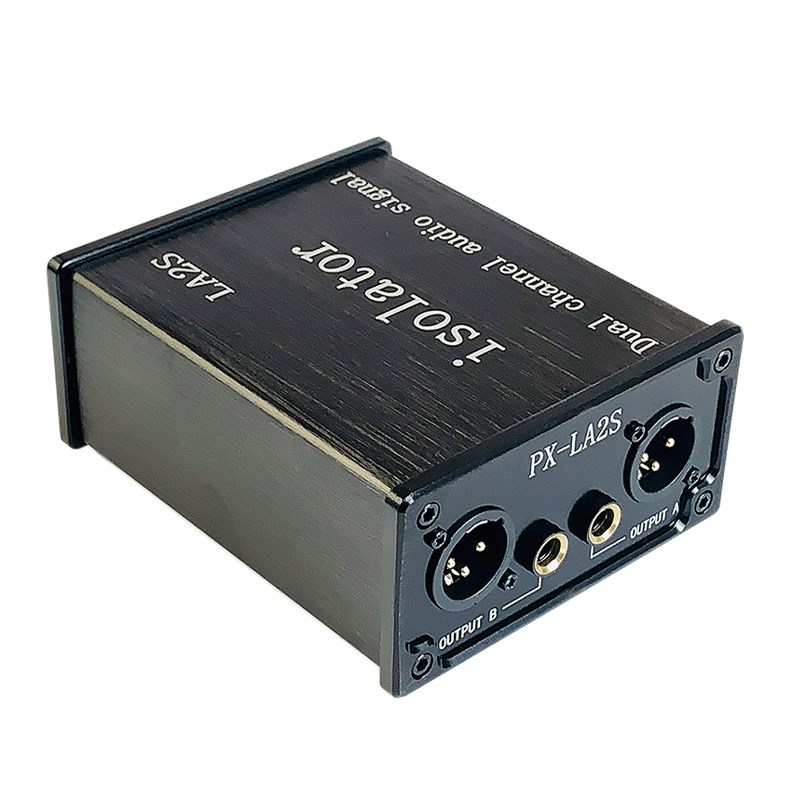 发烧版.5卡侬L2S专业音频信号隔离器音频共地隔离器消除电流声