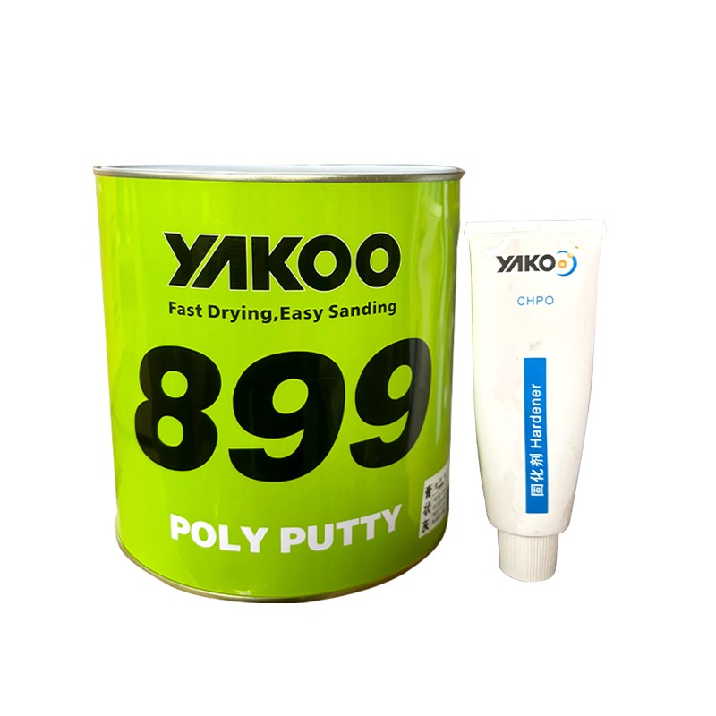雅克899膏状灰钣金腻子易干燥易打磨可干水两用快干修补膏车漆