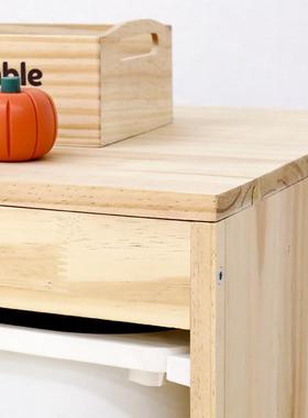 新款儿童玩具收架纳柜KBI儿童具房木大容量置物宝宝玩收纳架置物